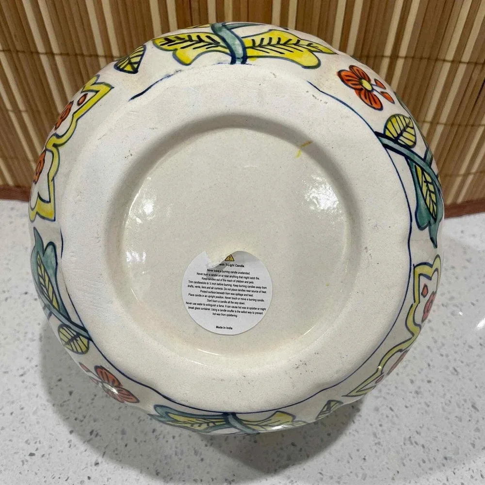 Martha Stewart Jack O Lantern Candle Holder Tea Light‎